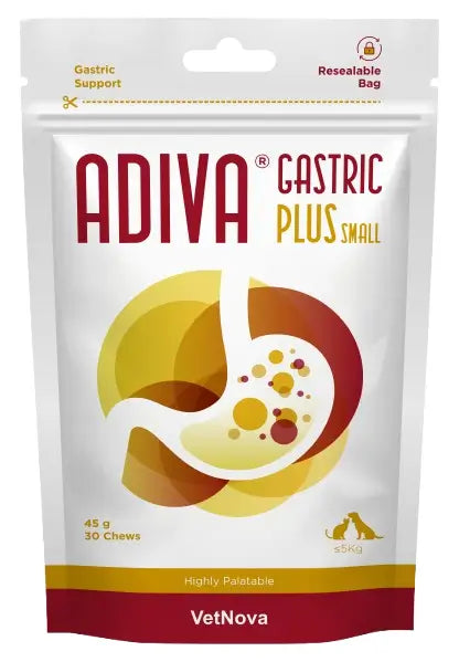 Adiva Gastric Plus Small 30 Chews, 45 grammes