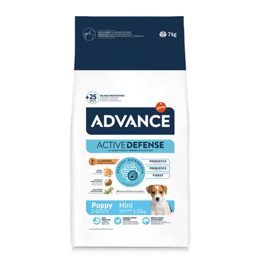 Advance Mini Puppy : croquettes pour chiots de petite taille au poulet, 7 kg