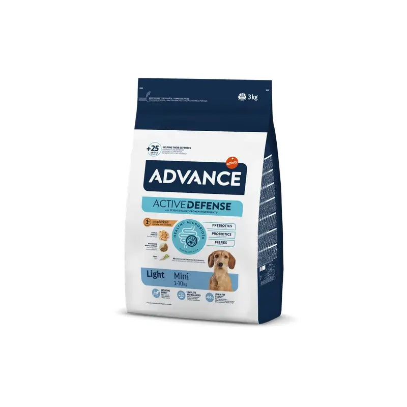 Advance Canine Adult Light Mini Chicken 3kg, nourriture pour chiens