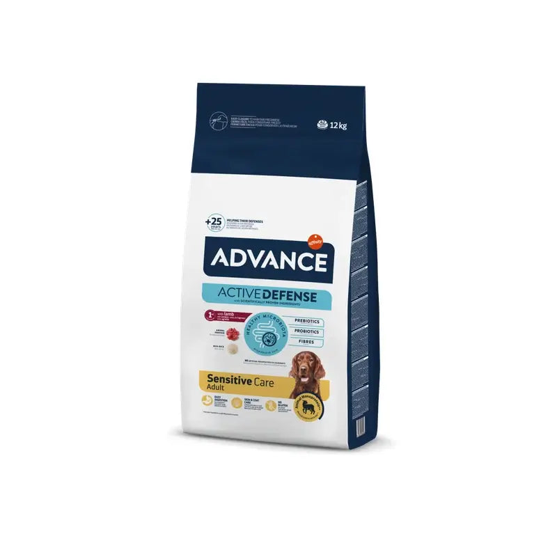 Advance Canine Adult Sensitive Lamb Rice 12Kg, nourriture pour chiens