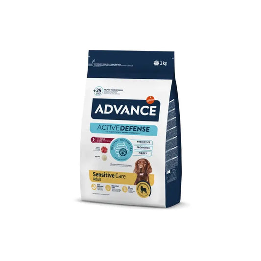 Advance Canine Adult Sensitive Lamb Rice 3Kg, nourriture pour chiens