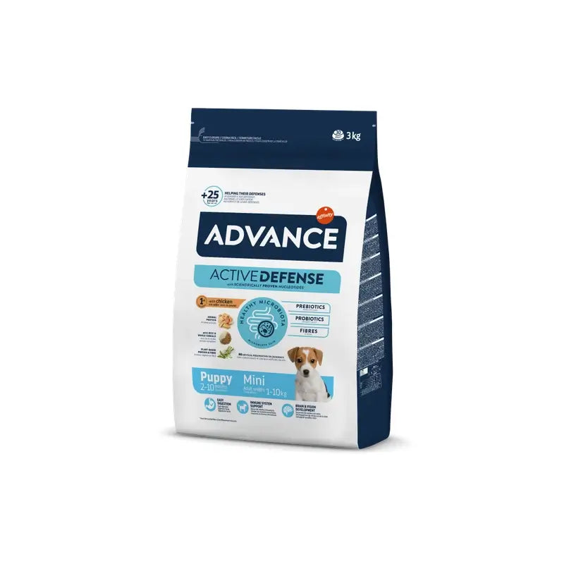Advance Canine Puppy Mini Chicken Rice 3Kg, nourriture pour chiens