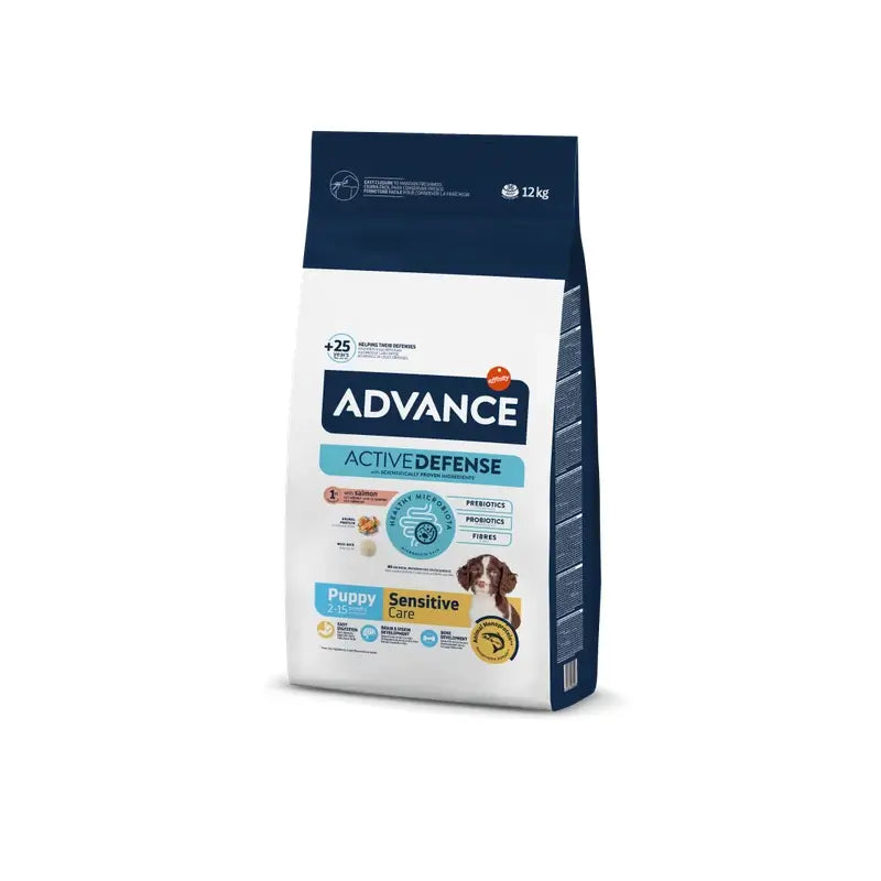 Advance Canine Puppy Sensitive Salmon 12Kg, nourriture pour chiens