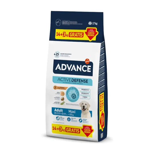 Advance Adult Maxi Chicken pour grands chiens, 14+3 kg