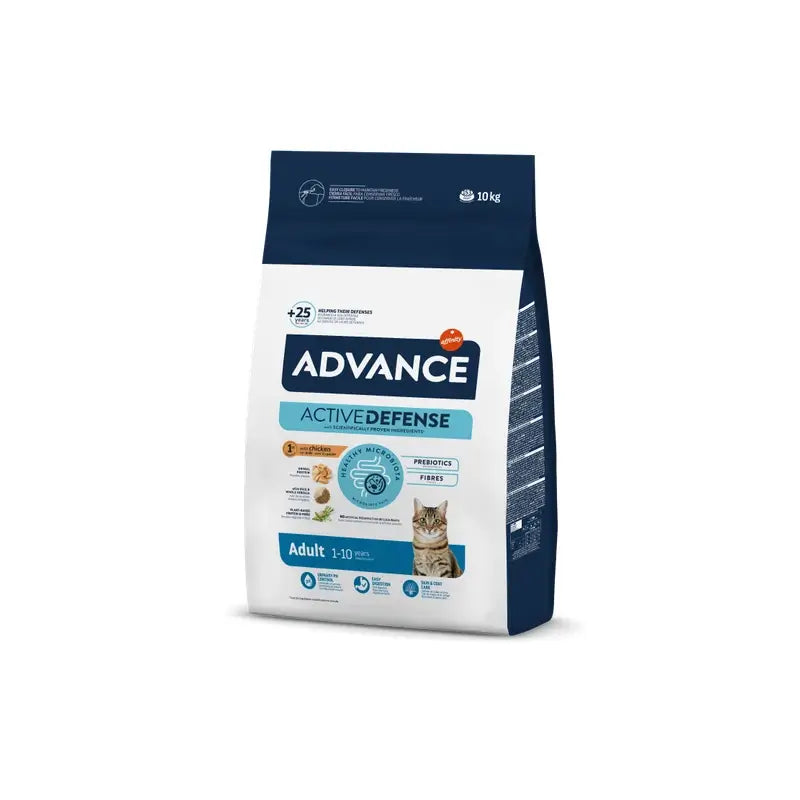 Advance Feline Adult Chicken Rice 10Kg, nourriture pour chats