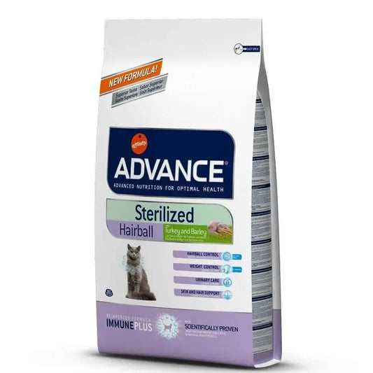 Advance Feline Sterilised Hairball 1,5Kg, cat food
