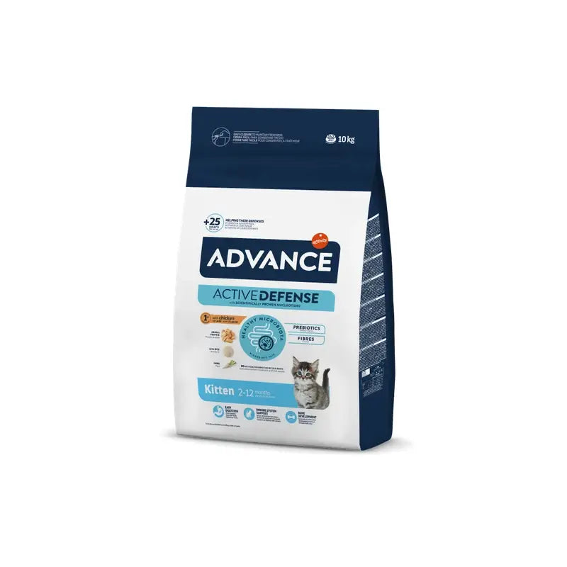 Advance Feline Kitten Chicken Rice 10Kg, nourriture pour chat