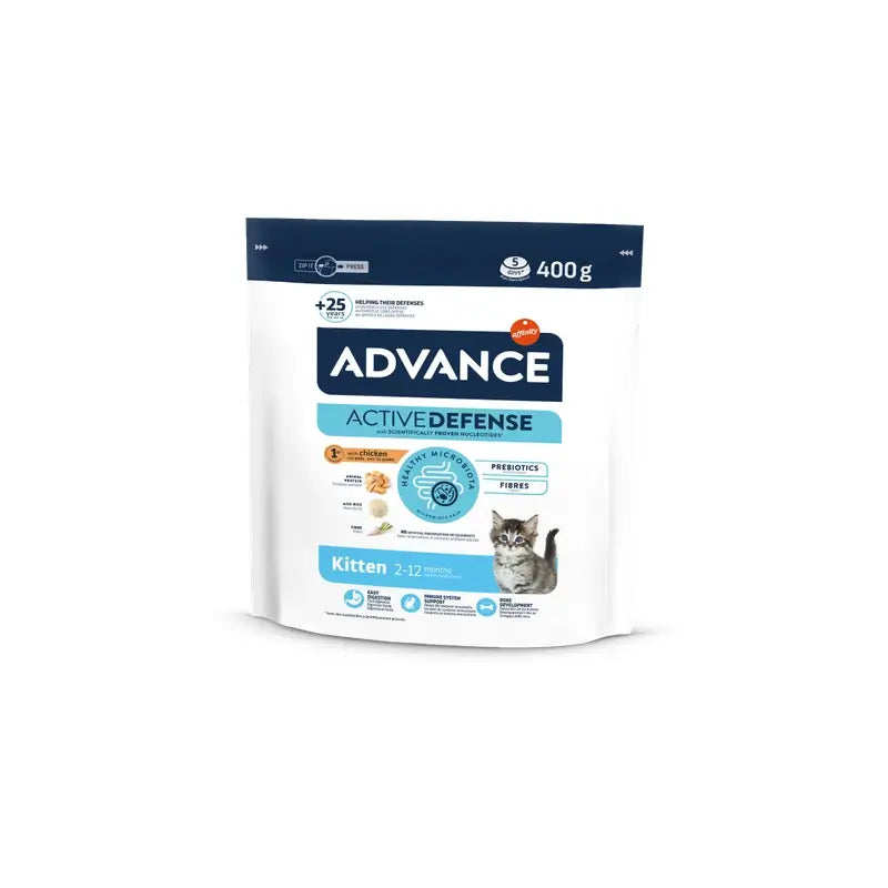 Advance Feline Feline Kitten Chicken Rice 400Gr, nourriture pour chat