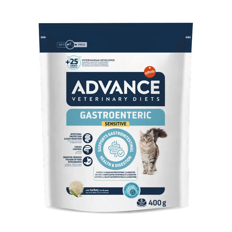 Advance Aliment gastro-intestinal pour chats, Superpremium, 400 g