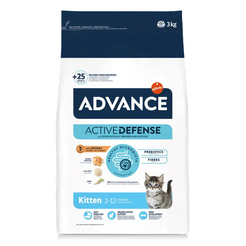 Advance Aliment pour chats, au poulet, super premium, 3 kg