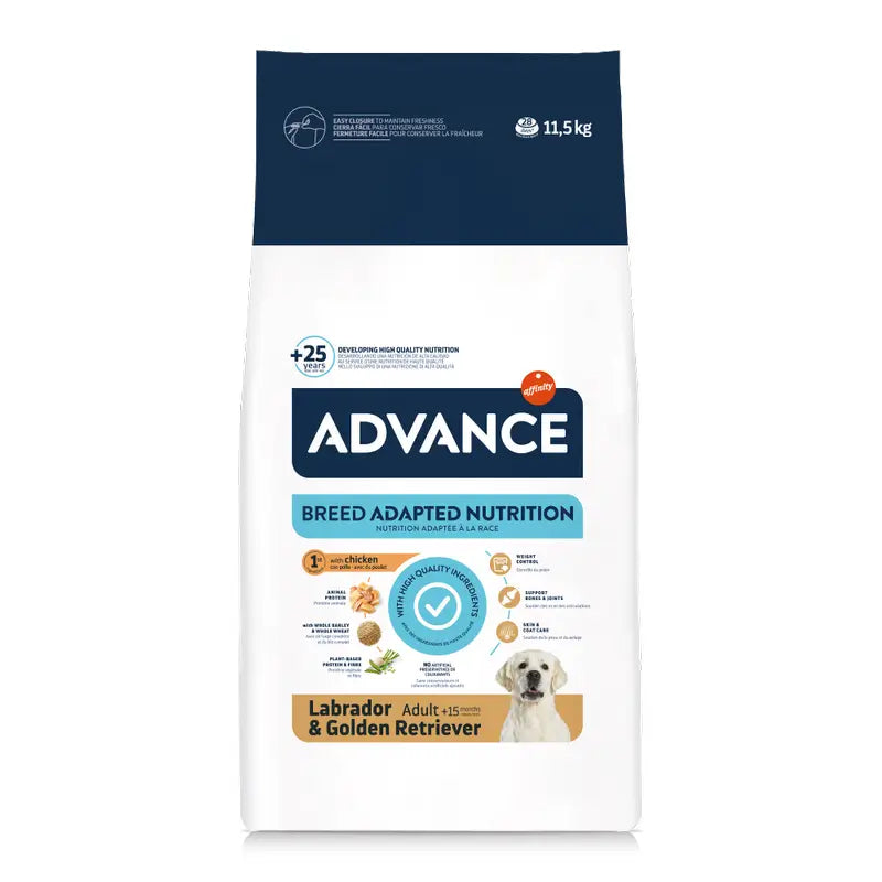 Advance Aliment pour chiens, Medium, au poulet, Superpremium, 11,5 kg