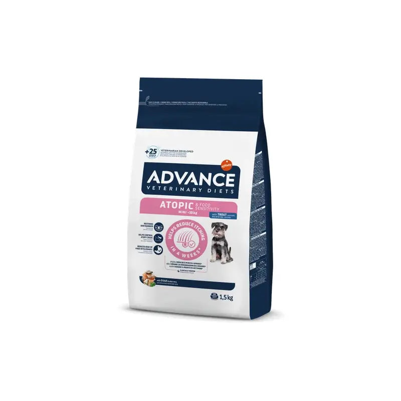 Advance Vet Canine Adult Atopic Mini 1,5kg, nourriture pour chiens