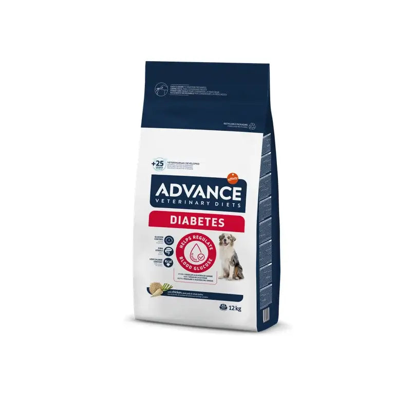 Advance Vet Canine Adult Diabetes Colitis 12Kg, nourriture pour chiens