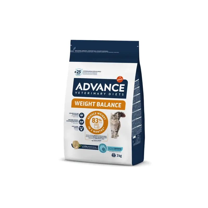 Advance Vet Feline Adult Weight Balance 3Kg, nourriture pour chat
