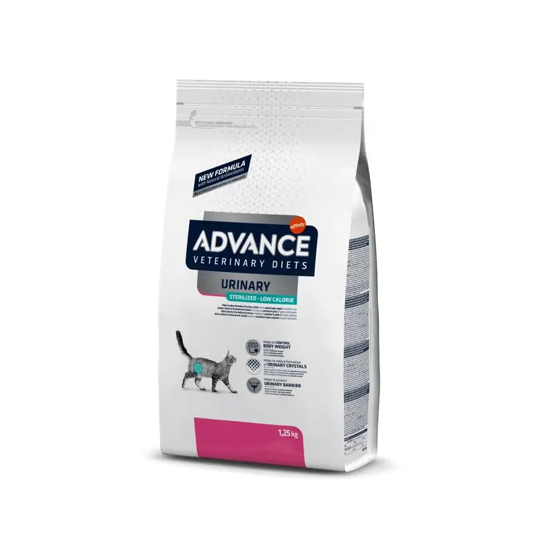 Advance Vet Feline Sterilised Urinary Low 1,25Kg, nourriture pour chats