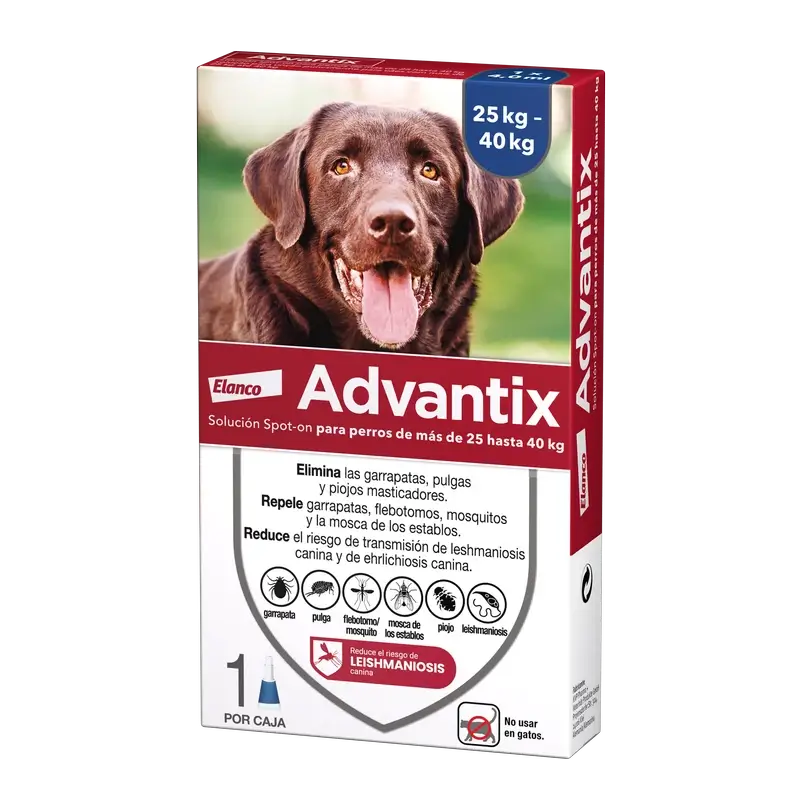 Advantix Mono Pipette, 4,0 ml +25Kg