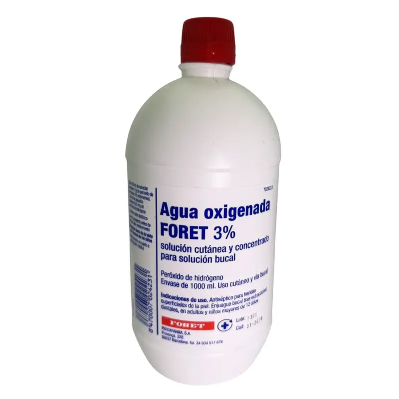 Eau oxygénée Foret 10 Volumes 1 Litre