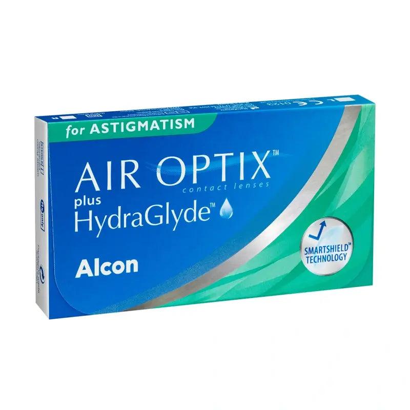 Air Optix Plus HydraGlyde Lentilles toriques mensuelles , 3 unités