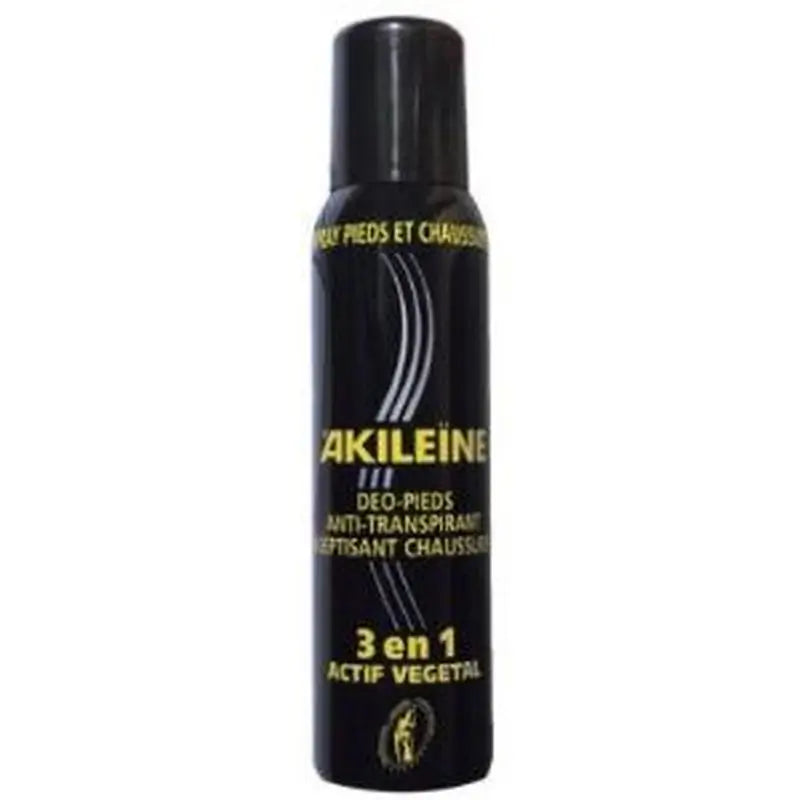 Akileine Foot & Shoe Spray (Black) 3 In 1 150Ml.