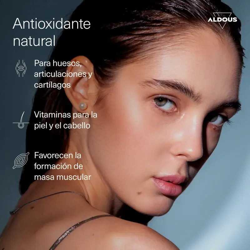 Aldous Bio Acide Hyaluronique Au Collagène, Vitamines Et Minéraux, 120 gélules