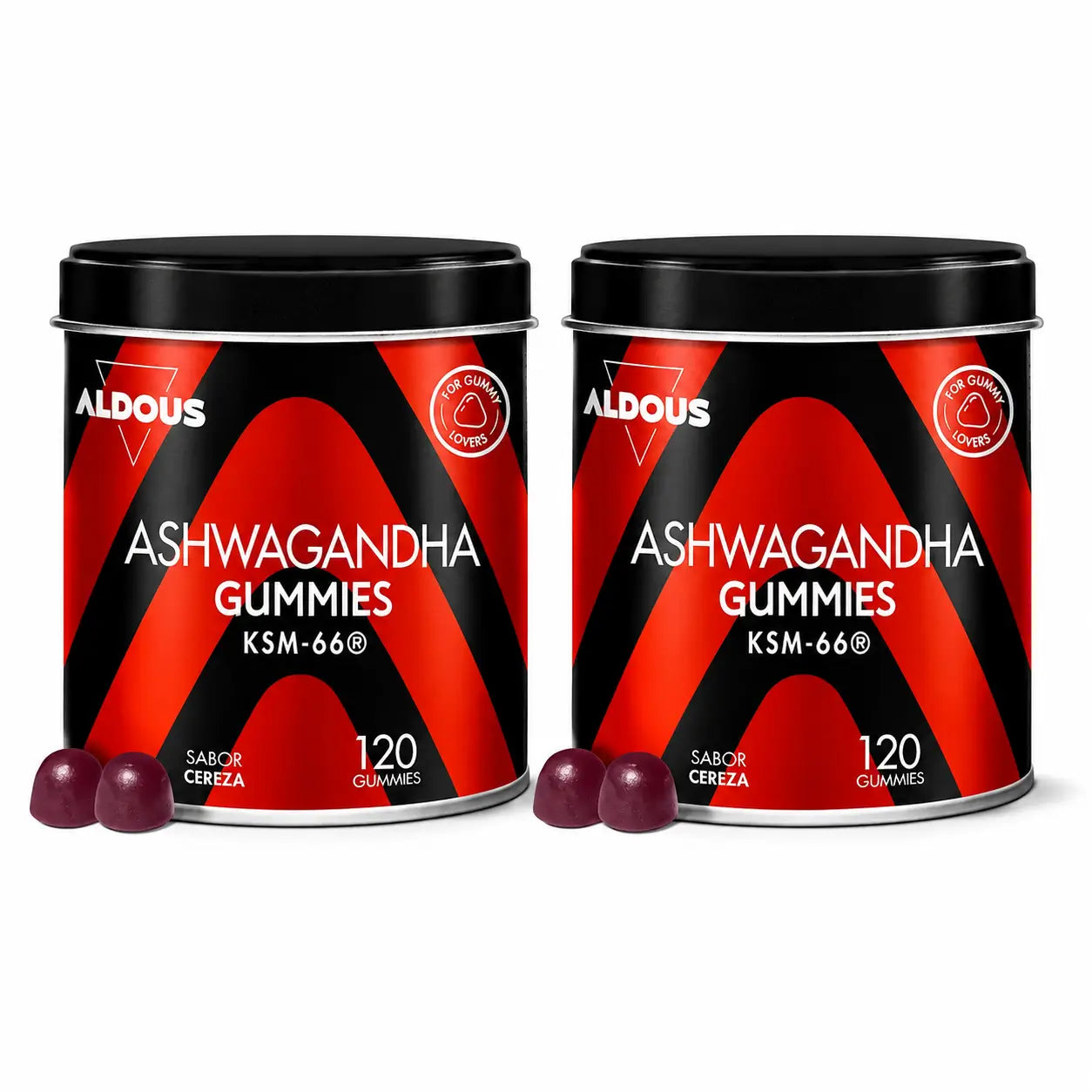 Aldous Bio Ashwagandha Ksm-66 , 120 Gummies , pack 2