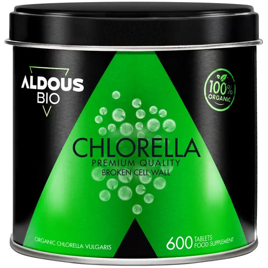 Aldous Bio Chlorella Organic Premium, 500 units
