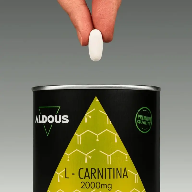 Aldous Bio Bio L Carnitine 2000Mg Pre Workout & Muscle Recovery Supplement, 200 Comprimés