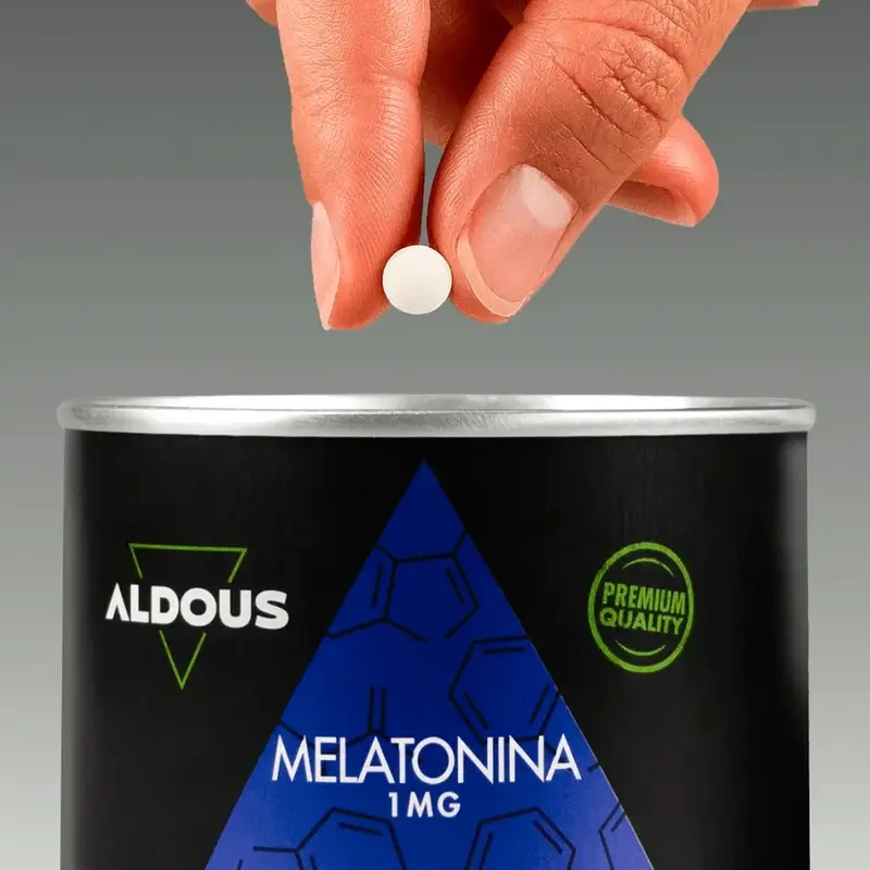 Aldous Labs Food Supplement Pure Melatonin 1 Mg , 500 comprimés