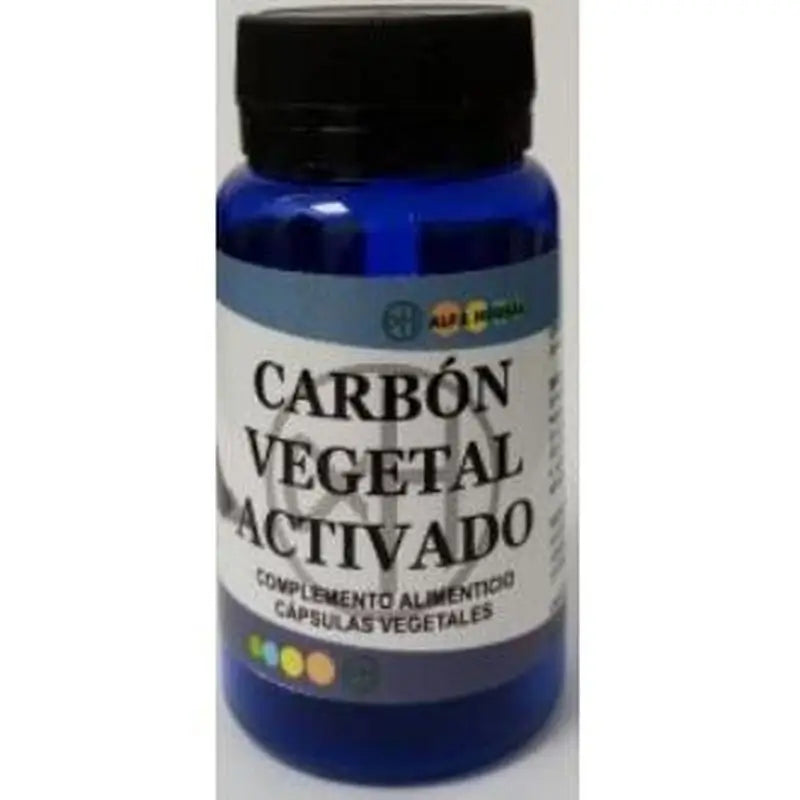 Alpha Herbal Activated Vegetable Carbon 60 Vegan Capsules