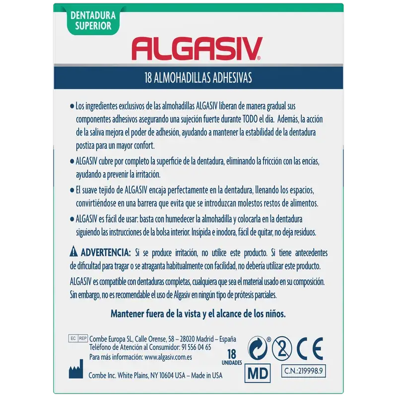 Algasiv Superior Pads 18 pcs.