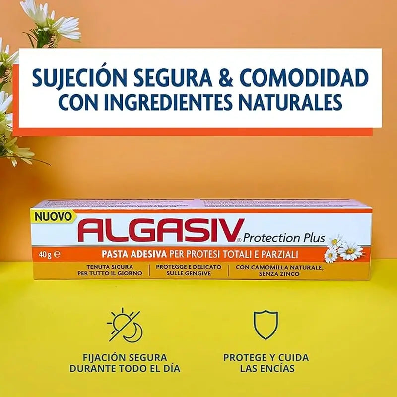 Algasiv Protection Plus Pâte adhésive 40Gr