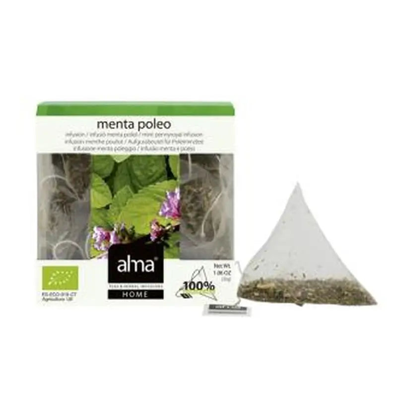 Alma Home Pennyroyal Mint Infusion 15Piramides. Eco Vegan