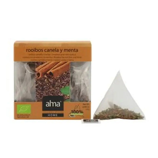Alma Home Rooibos Cinnamon Mint Infusion 15Piramide Eco Vegan
