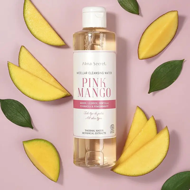 Alma Secret Eau Micellaire Mangue Rose Avec Mangue, Réglisse, Centella et Grenade, 250 ml