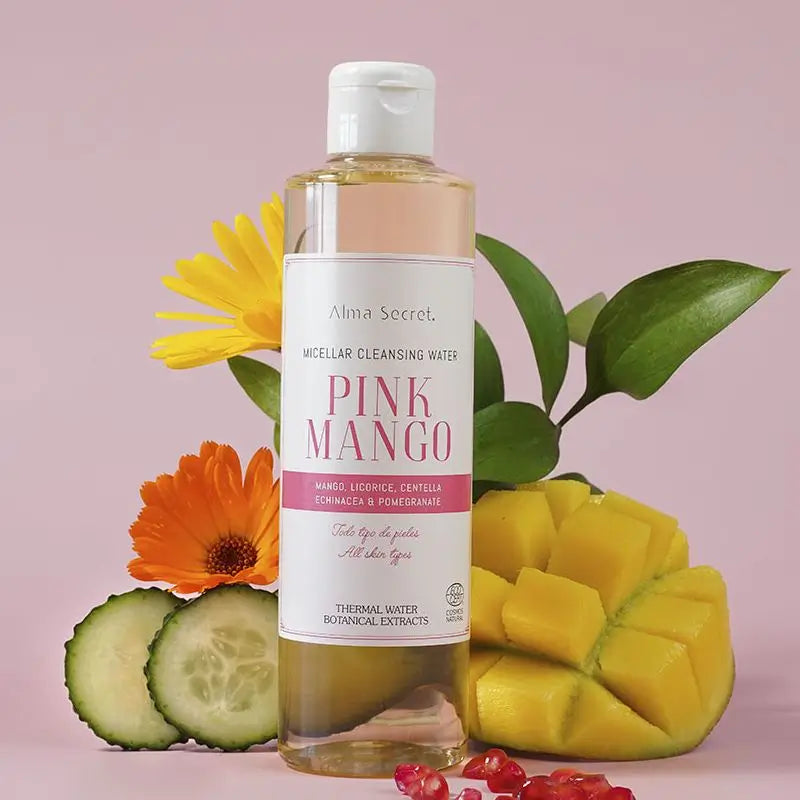 Alma Secret Eau Micellaire Mangue Rose Avec Mangue, Réglisse, Centella et Grenade, 250 ml
