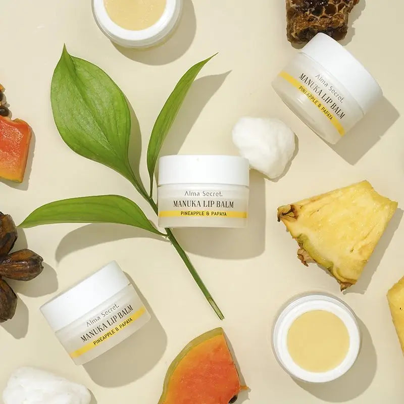 Alma Secret Baume à lèvres Inca Inchi & Manuka - Ananas & Papaye - Alma Secret Baume à lèvres - Inca Inchi & Manuka - Ananas & Papaye