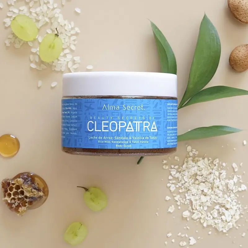 Gommage au lait de riz au bois de santal et à la vanille d'Alma Secret Cleopatra