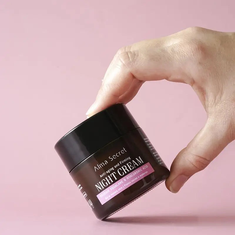 Alma Secret Anti-Age Repairing Night Cream R. Mosqueta, Squalane & Hyalur.