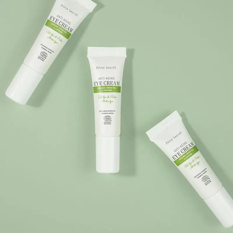 Alma Secret Tube contour des yeux anti-âge Avocat, thé vert et caféine