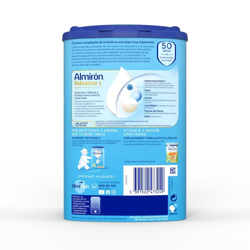 Almirón Advance 3, paquet de 3 x 800g