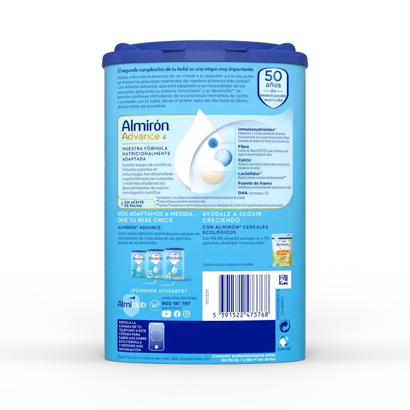 Almirón Advance 4, paquet de 6 x 800g