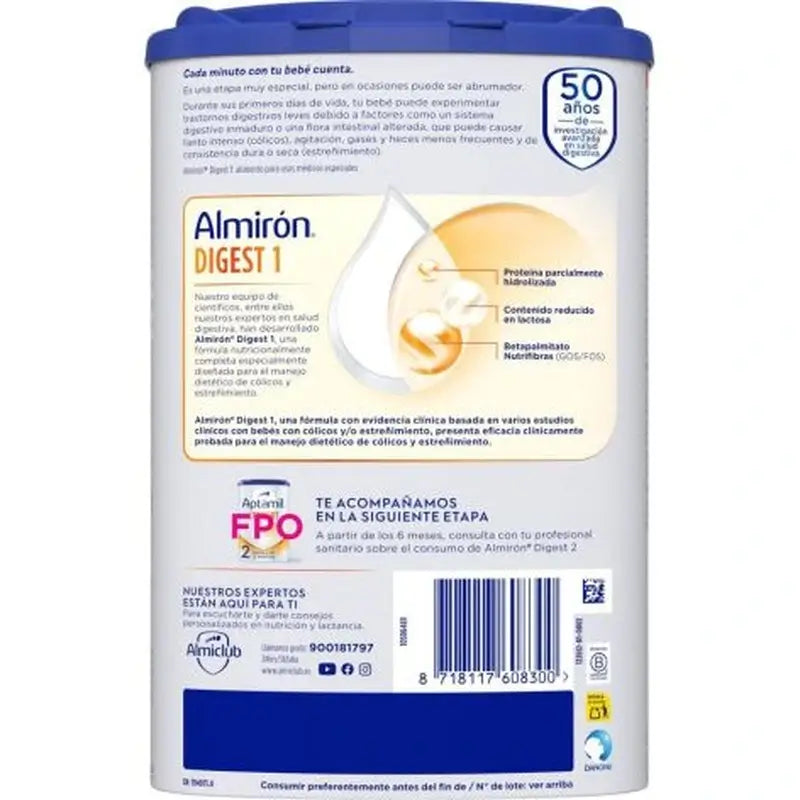 Almirón Advance Digest 1, 4 X 800 grammes