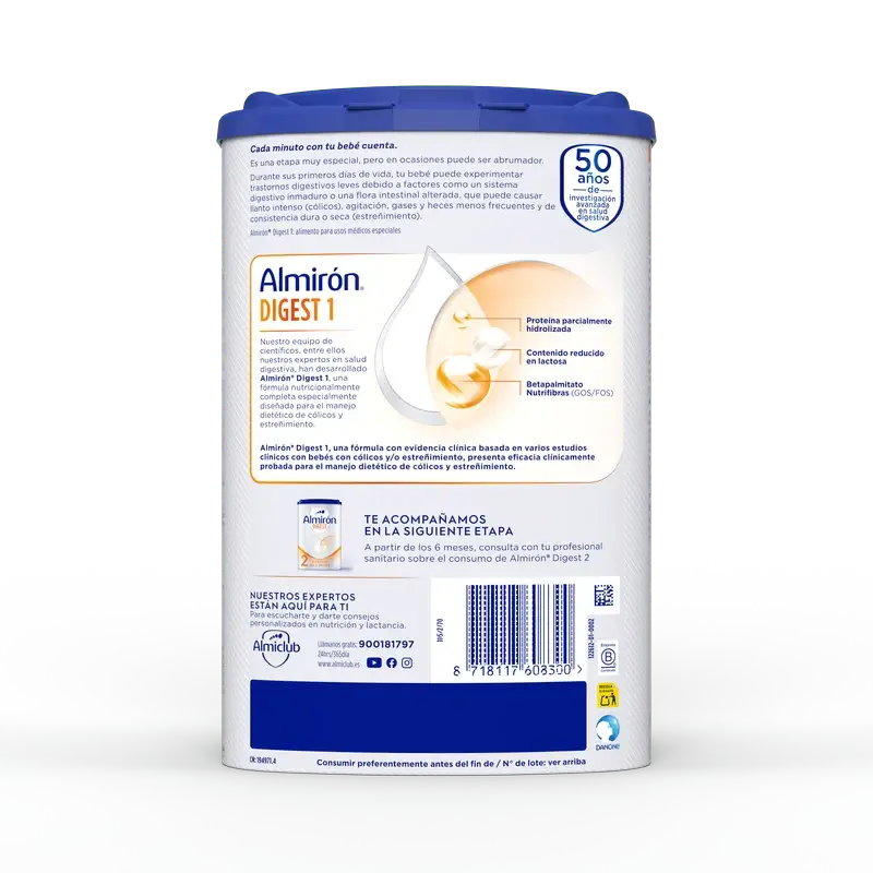 Almirón Advance Digest 1, 800 grammes