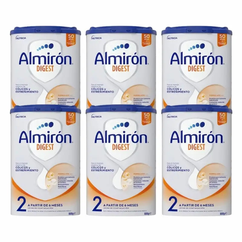 Almiron Advance Digest 2 Milk Formula Powder, From 6 Months , 6 x 800 grams