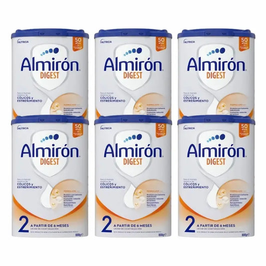 Almiron Advance Digest 2 Milk Formula Powder, From 6 Months , 6 x 800 grams