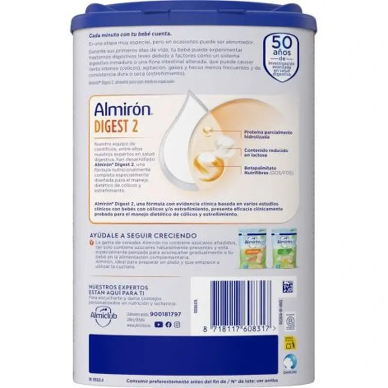 Almirón Advance Digest 2, 8 X 800 grammes
