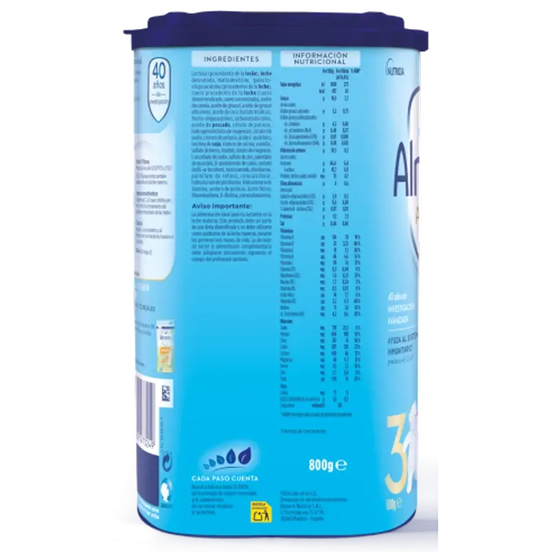 Almirón Advance 3 Bipack, 2 x 800 grammes