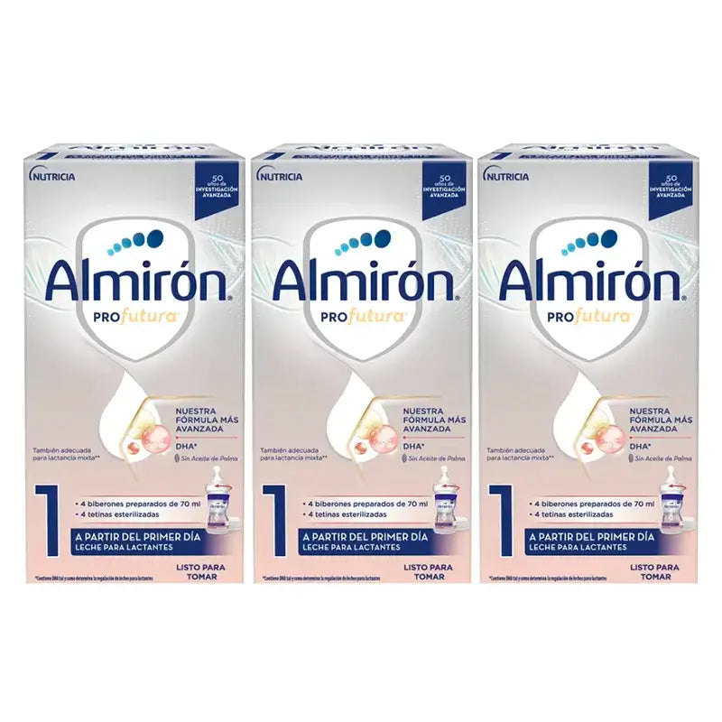 Almiron Profutura 1 Mini Bottle, Pack 12 x 70 ml, 840 ml