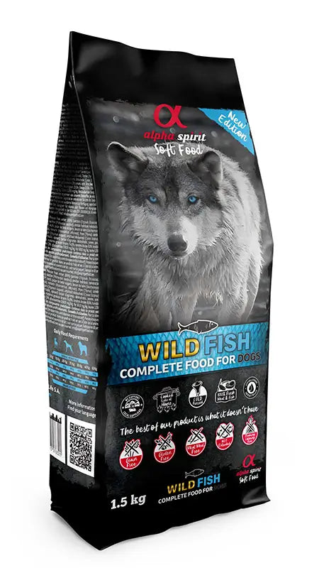 Alpha Spirit Canine Adult Fish 1,5Kg, dog food for dogs
