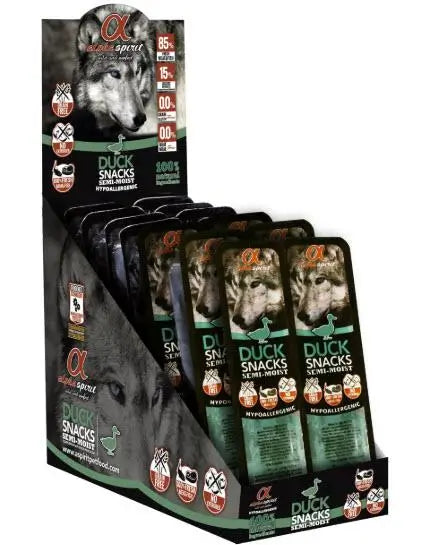 Alpha Spirit Canine Snack Duck Snack Box 16X35Gr, snack for dogs